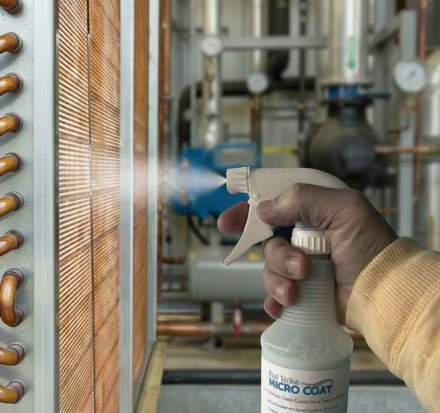 Applying First Strike Micro-Coat to an HVAC coil