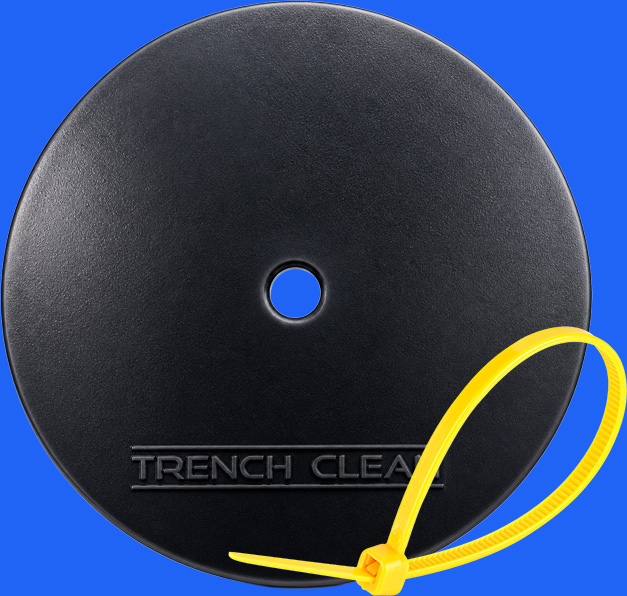 Shock Control Disk securing Trench Clean from above the grate