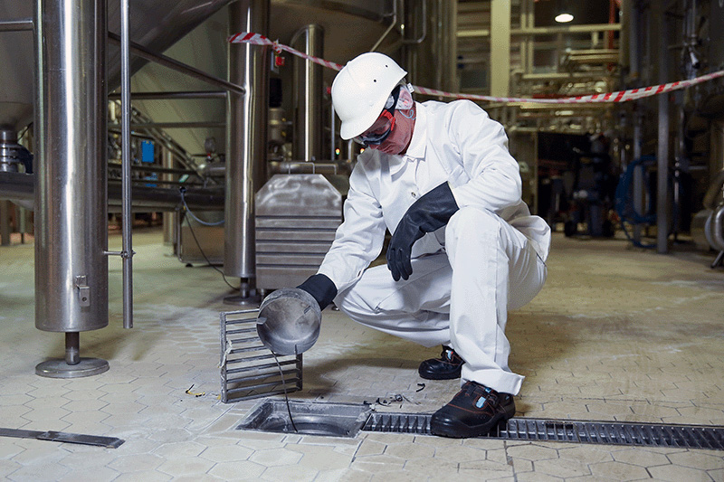 Sanitary drain use environment